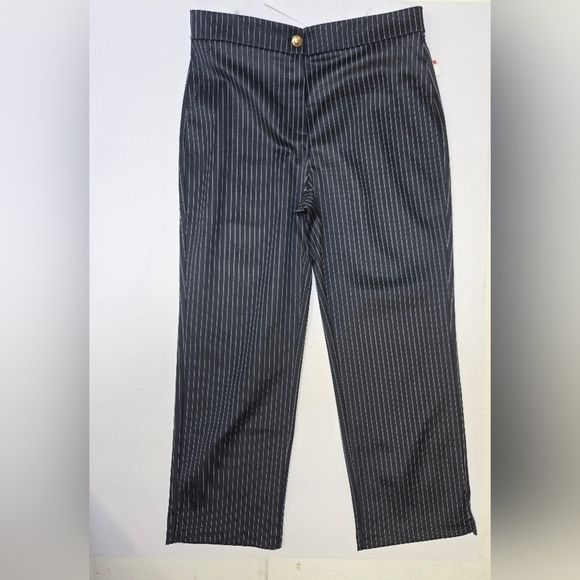 NWT Michael Kors Blue Pinstripe Dress Pants. Size 10 - Picture 11 of 11